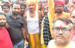 महाराजपुर से जटाशंकर तक निकली विशाल पैदल कांवड़ यात्रा