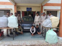 पुलिस द्वारा अवैध शराब के विरूद्ध की गई बड़ी कार्यवाही — भारी मात्रा में अवैध शराब का परिवहन करने वाले तीन आरोपी गिरफ्तार