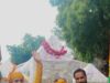 महाराजपुर से जटाशंकर जा रही 1लाख 21 हजार रुपये की कावड़ यात्रा का दीपू महाराज ने किया भव्य स्वागत