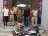 2 दिन में बाइक चोरी का खुलासा, चोरी की बाइक सहित आरोपी गिरफ्तार